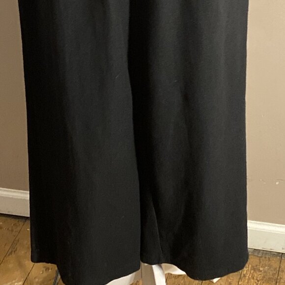 Madewell Textured & Thread Ribbed Jumpsuit Black Sleeveless Pockets Wms Sz S - Picture 3 of 16